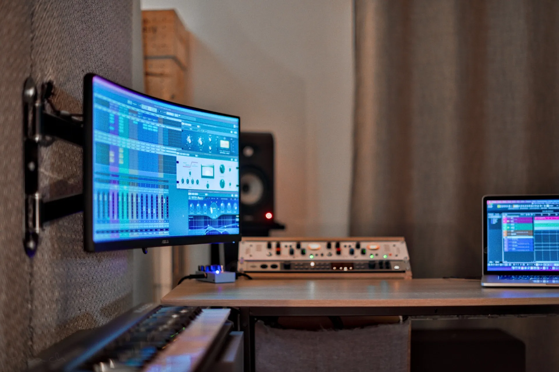 Vue d'ensemble du studio SD Records